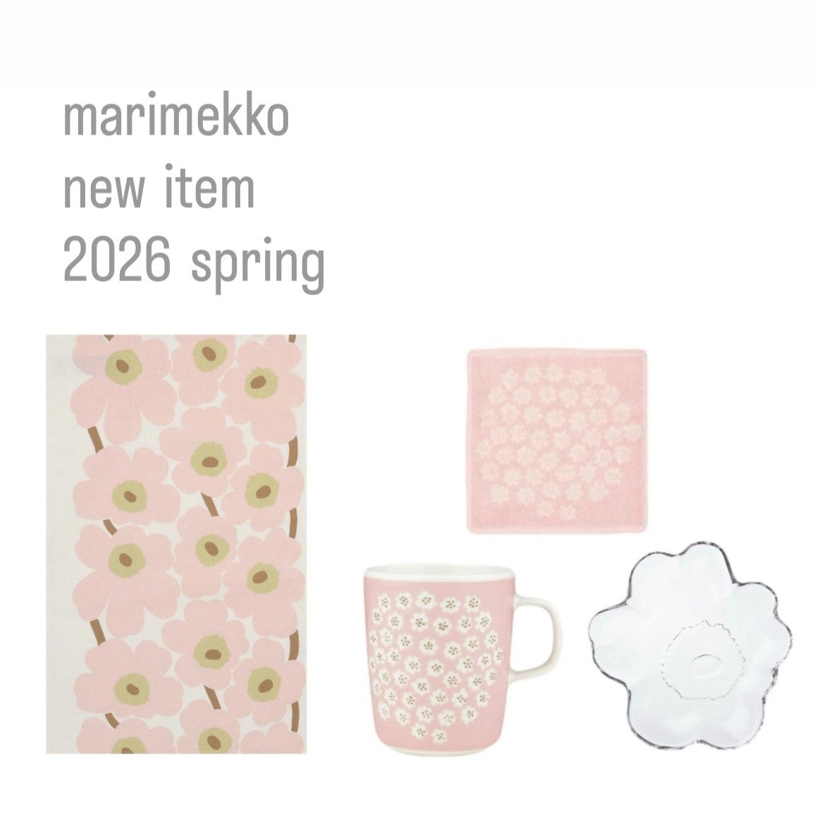NEW】marimekko/マリメッコ/Unikko/ウニッコ/キッチンタオル/43×70