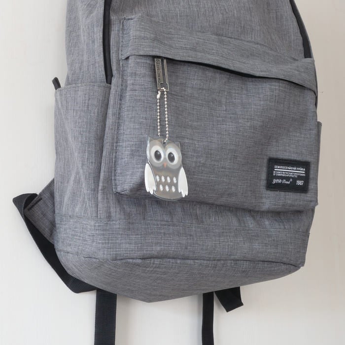 Glimmis（グリミス） / リフレクター フクロウ ブラックホワイト | Glimmis