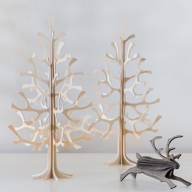 lovi スプルースツリー 25cm ライトグリーン&1.7cmボール2セット Lovi Spruce 25cm | Wooden Christmas Tree | Lovi Online Store