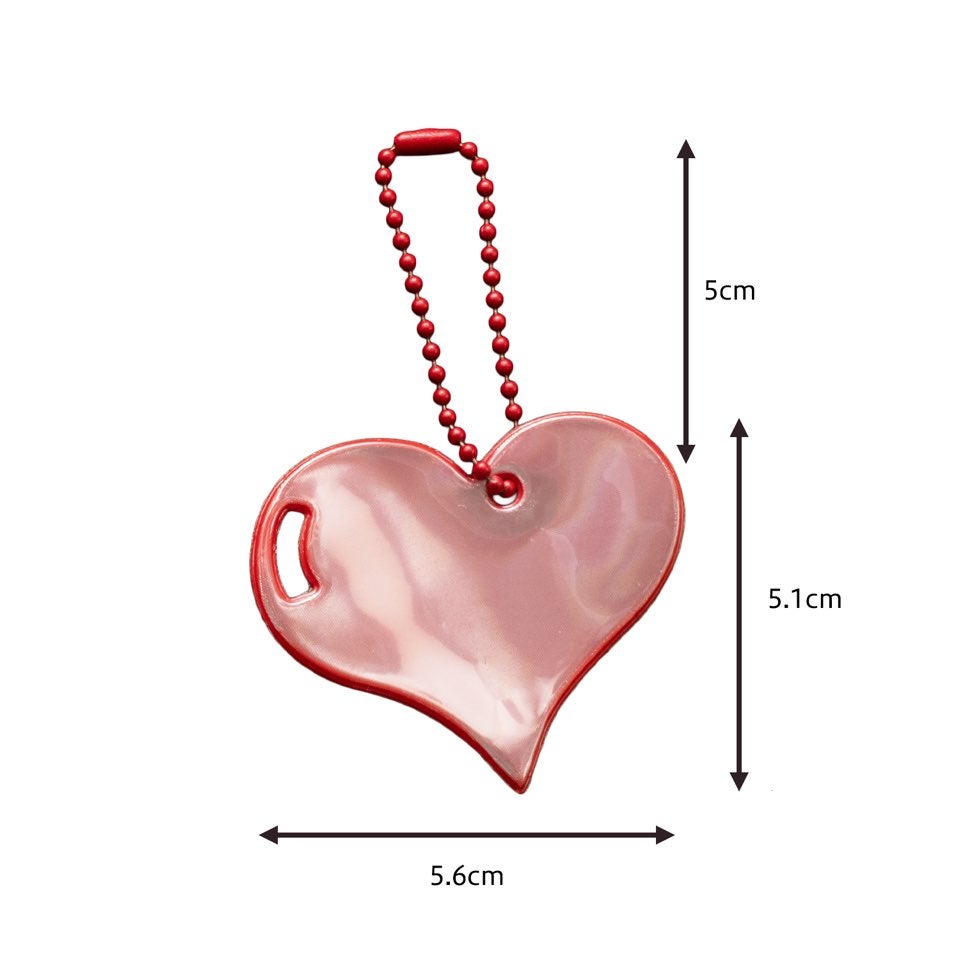 Glimmis（グリミス） / リフレクター ハート レッド | Glimmis