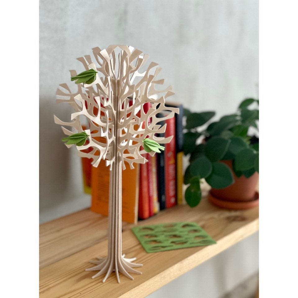 Lovi/ロヴィ/ツリー/ナチュラル/34cm/ミニバード ライトグリーン 3羽